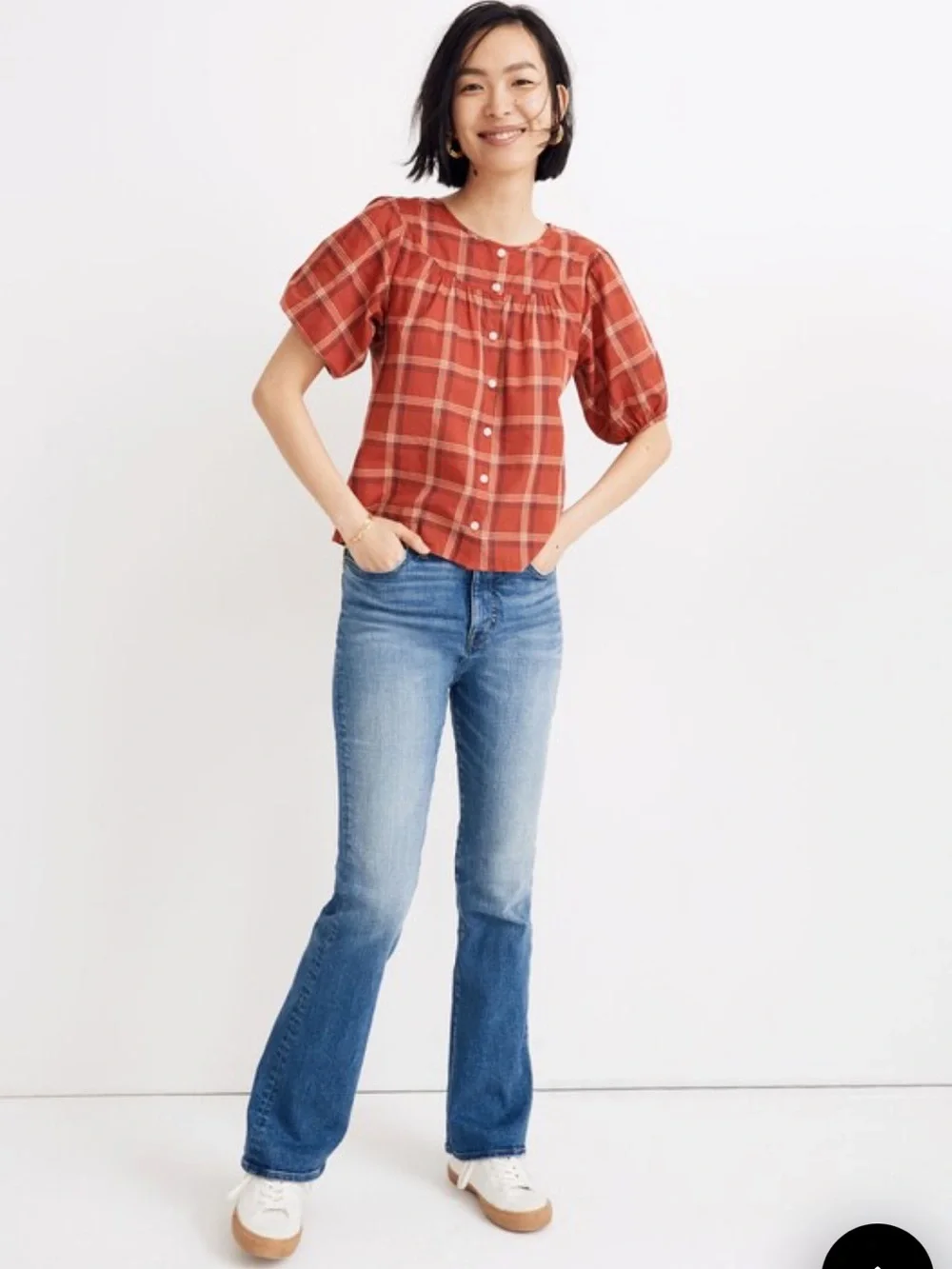 Madewell Prose Shirt in plaid Size M